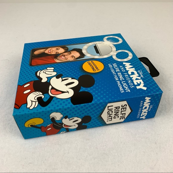 Mickey Mouse Ears Selfie Ring Light LED For Phones Disney Adjustable New - Picture 3 of 9